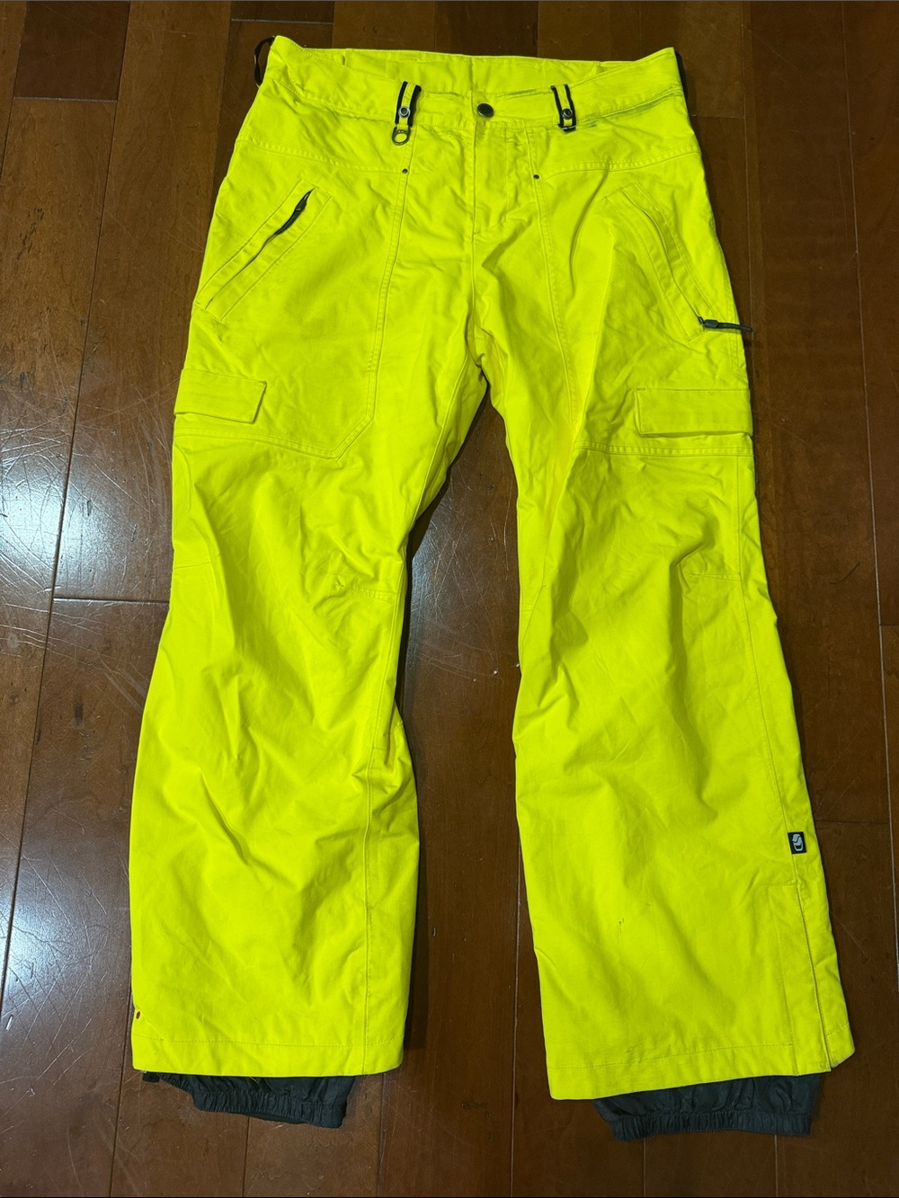 Men's Bright Yellow Ski & Snowboard Pants